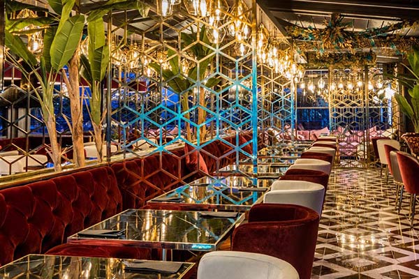 Interiors of the restaurant - Atlantis Lounge